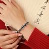 [Dinero de los Cinco Emperadores] Pulsera de Cuerda Roja Tejida a Mano para Niña Pareja Amuleto de la Buena Suerte Pixiu Nueva Joyería China al por Mayor