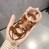 Cuerda para el pelo de coleta alta marrón 2025 Nueva Banda de goma de alta gama Alta elasticidad y duradera Cuerda para el pelo Goma para el pelo