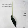 Planta Verde de Novo Produto Transfronteiriço Folha de Calla Folha de Begônia Folha de Taro Colorida Planta Guia de Corredor de Casamento Parede de Plantas Design Floral DIY