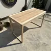 Mesa de Madeira Branca, Escrivaninha de Madeira Maciça, Nova Mesa de Chá Estilo Chinês, Mesa de Caligrafia, Mesa para Preparo de Chá Seco, Mesa de Jantar Estilo Chinês, Sem Pintura