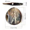 Hebilla Plástica Esmaltada Redonda Grande de Agujero Recto Estilo Nuevo Transfronteriza con Decoración de Agujero Hebilla para Zapato Hebilla Decorativa para Sandalia Plana Retro Francesa