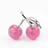 Estilo Coreano Ins Alta Qualidade Elegante Liga Galvanizada Brilhante Cereja Pera Pingente Acessórios DIY Bolsa Feminina Pingente