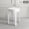 Taburete de Plástico Hogar Silla Nórdica Taburete Redondo Apilable Taburete de Mesa de Comedor Sencillo Cibernético Popular Taburete Molino de Viento Engrosado