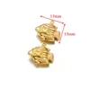 Pingente de Peixe Oco em Aço Inoxidável Pingente de Praia Banhado a Ouro DIY Pulseira Colar Acessórios de Joias Acessórios Atacado Transfronteiriço