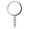 AccesoriosAccesorios de colgante a juego llavero transparente anillo de metal pinzas pequeñas