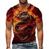 Serie de Ropa de Verano para Hombre Transfronteriza 2026 Sitio Independiente de Amazon Nueva Camiseta de Manga Corta Estampada