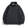 8898 Suéter Ollie de Terciopelo con Cuello Medio Alto Cárdigan Medio con Cremallera Primavera y Otoño Top de Otoño Camisa Base Engrosada