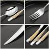 Cuchillo, tenedor y cuchara de acero inoxidable con diamantes de estrella, vajilla creativa de lujo para hotel occidental, cuchillo y tenedor para carne chapados en oro de alta gama, aptos para Amazon