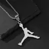 Venta Caliente Europea y Americana Hombre Volador Dunk Collar de Diamantes Accesorios de Baloncesto Calientes Australianos Joyería de Moda Hip Hop