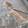Impermeable para Perro Impermeable para Mascota Impermeable de Cuatro Patas para Perro Pequeño Poncho Corgi Calidad de Exportación Perros Pequeños y Medianos Transparente Impermeable