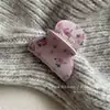 Pinza para Puntos de Acupuntura Auricular, Pinza Ósea Auricular de Medicina Tradicional China, Exquisita y de Alta Gama Pinza para el Cabello de Princesa, Pinza de Garra Pequeña para Flequillo, Pinza Lateral para el Cabello, Pasador