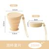 Vaso de Agua Plegable Silicona de Grado Alimenticio Vaso Plegable Vaso Portátil para Enjuague Bucal Hombres y Mujeres Viaje Vaso para Cepillarse los Dientes Vaso para Camping al Aire Libre