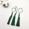 Nudo chino borla colgante oreja empaque adornos marcapáginas borla artesanía accesorios para el cabello caja de dulces