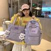 Mochila de Aspecto Elevado, de Aspecto Fresco, Ligera para Niñas, Mochila Escolar de Gran Capacidad, Mochila Moderna y Genial para Estudiantes de Secundaria y Preparatoria
