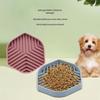 Amazon novo pote de silicone para pet Alimentação Lenta Tapete de lamber de silicone de grau alimentício para pet cachorro anti-engasgo Pote