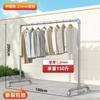 Estante para Secar Ropa de Pie de Tubo de Acero Galvanizado Balcón Poste Único Extra Grueso Colgador de Ropa Engrosado Estante Vertical para Secar Ropa del Hogar Ropa