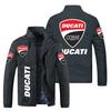 Chaqueta JAKCET nueva 2021 negra con logo de coche para hombre, casual, holgada, talla grande, chaqueta cárdigan para hombres guapos