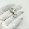 Al por mayor cadena de garra pequeña de 3 puntos herrajes hebilla DIY joyería hebilla metálica decorativa 8mm diámetro interior aleación de zinc hebilla accesorios