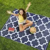Tubo de PP Trenzado Esterilla Exterior para Acampar Alfombrilla Específica para RV Césped del Patio Proceso Anti-envejecimiento Procesable Personalizable