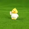 Micro-Paisaje de Musgo Creativo DIY Accesorios de Resina, Figuras de Animales Conejo y Oso, Adornos Decorativos de Resina