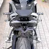 Adecuado para Soporte de Matrícula Trasera Cfmoto 675Sr, Modificación de Soporte de Matrícula de Cola Corta, Piezas de Modificación de Marco de Matrícula de Ala de Cola Corta