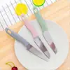 Cuchillo para Fruta de Cocina para el Hogar Pelador Portátil de Frutas y Verduras de Acero Inoxidable Pelador de Plátano Manzana