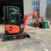 Escavadeira Rotativa Flexível Zhongyuan Zy-18 Velocidade de 8 Rotações por Minuto Manutenção Municipal Construção Escavadeira Pequena