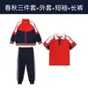 Cortavientos para Estudiantes de Primaria Uniforme Escolar Otoño/Invierno Tres en Uno Engrosado con Felpa Uniforme Deportivo Escolar Reunión de Clase Uniforme de Jardín de Infancia