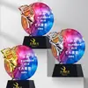 Trofeo de Metal de Cristal para Concierto Concurso de Danza Creativo Atmósfera de Alto Nivel Premio Souvenir de Ballet Latino