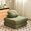 Popular Sofá Pequeño Mochi Sofá de un Solo Piso Sofá Perezoso Sofá Reclinable para Sala de Estar Espacio Pequeño Sofá para Pareja