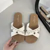 Sandalias Estilo Chanel para Combinar con Vestidos, Ropa de Verano para Exteriores para Mujer, Nuevas Sandalias Planas Estilo Hada Francesas Exquisitas 2026