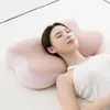 Almohada de Espuma Viscoelástica Mariposa para Sueño Profundo, Soporte para Columna Cervical, Núcleo de Almohada para Ayudar a Dormir, No se Desinfla, Almohada Ergonómica de Rebote Lento