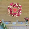 Amazon Transfronterizo Producto Nuevo Multicolor Flor Artificial Tulipán Corona Colgante de Puerta Romántica Corona de Tulipán Rosa