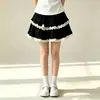 Conjunto de Verano para Niña: Camisa Polo de Moda, Pantalones de Pierna Ancha, Vestido de Manga Corta con Cuello Camisero, Conjunto Completo de Verano para Niños Mayores
