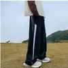 Calças de rua americanas calças masculinas de outono de pernas largas marca de moda jovem Pu Shuai calças esportivas casuais soltas