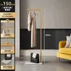 Y & h Perchero de Piso para Dormitorio Simple Estante para Ropa No Ocupa Espacio en Casa Habitación Interior Perchero para Ropa Abrigos Pequeño