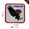 Etiqueta de Bordado por Computadora Yuanda Suministro Transfronterizo Parche de Bordado de Animales de Dibujos Animados Parche Accesorios para Ropa Parche de Tela para Bordado DIY