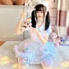 Traje Original de Exportación Japonesa Lolita Color Vino Tinto Cruzado de Sirvienta Cos Suit Falda de Sirvienta Vestido de Jefa para Mujer