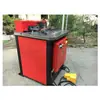 Máquina cortadora angular hidráulica de 90 grados equipo para corte de filetes de placa metálica ángulo de carrera de corte ajustable máquina de ángulo redondo