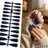 Puntas de Uñas Europeas y Americanas de Moda de Gama Alta Mate de Punta Larga, Colección de Color Sólido, Piezas para Uñas, 24 Piezas