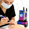 Máquina Pulidora de Uñas Transfronteriza Personalizada, Máquina Pulidora de Uñas Dos en Uno con Luz y Diseño Incrustado de Diamantes, Bajo Ruido, Dedicada para Salones de Uñas
