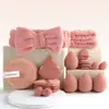 Conjunto de Ferramentas de Beleza Multi-Peça Transfronteiriço com 30 Peças: Pincéis de Maquiagem, Esponjas de Pó, Conjunto Grande para Lavagem Facial