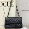 Bolso para Mujer Cadena Estilo Nuevo Estilo Chanel Diamante Clásico Caviar Piel de Vaca de Alta Calidad Bolso de Hombro Único Cruzado Bolso de Axila