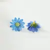 Cabeças de Flores Artificiais de Margarida de Seda Decoração de Casamento DIY Acessórios de Flores Multicor Materiais Artesanais Atacado