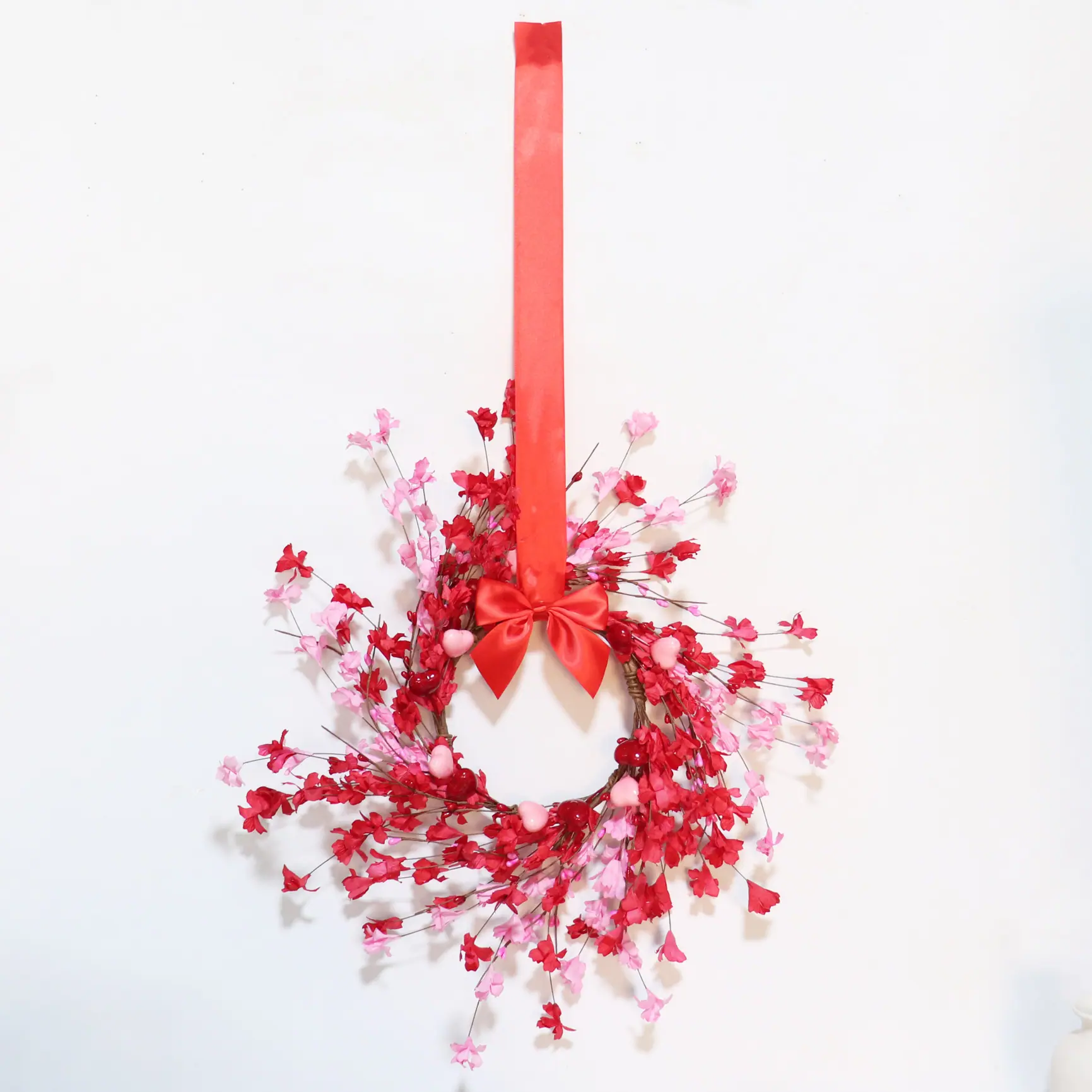 45cm纸花爱心大环hong蝴蝶结挂环15cm-1.JPG