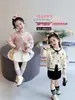 Cardigã de Malha para Meninas Outono 2026 Novo Estilo Casaco Suéter Infantil Estilo Coreano Laço Moda Versátil Blusa Tendência