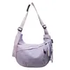 Bolso Bandolera Neutro Tipo Dumpling Gran Capacidad Bolso para Viajes Diarios 2025 Nuevo Versátil Mochila Cruzada para Hombres y Mujeres