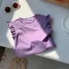 Camiseta sin mangas para niña 2026 Verano Chaleco Fino de Manga Volante Top de Caramelo Conjunto de Falda Tutú Venta al por Mayor