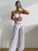 Biquíni de Calça Dividida Estilo Novo 2024 Maiô de Três Peças Moda Praia Bikini Feminino Transfronteiriço na Europa e América