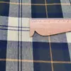 Tela de cuadros 100% algodón, cuadros verde oscuro, vestido camisa de cuadros grandes de sarga de 16 hilos, estilo primavera y otoño, directo de fábrica, tela en stock
